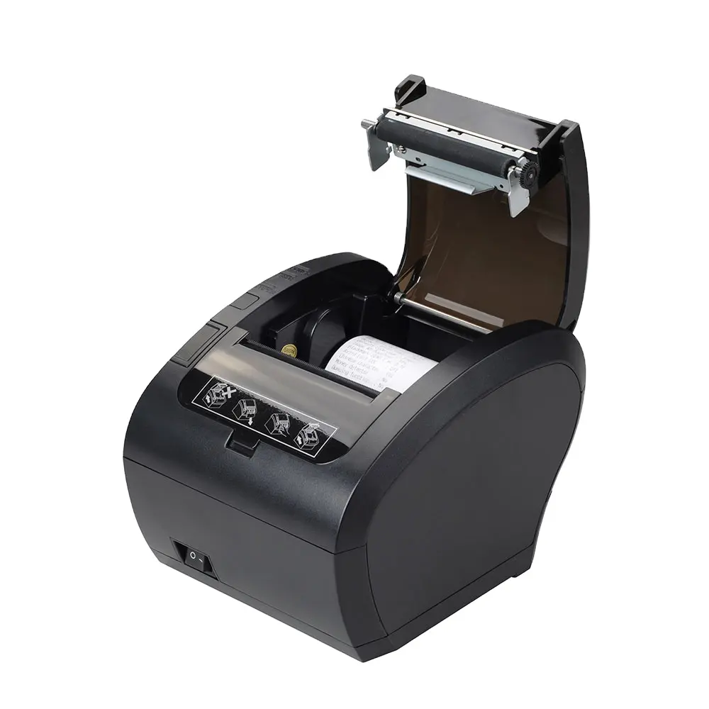 ZY306 ZYWELL यूएसबी सीरियल लैन 80mm पीओएस Impresora अमेज़न के लिए रसीद प्रिंटर ब्लूटूथ थर्मल प्रिंटर