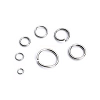 Bijoux en acier inoxydable collier rond pendentif Cabochon blanc Base réglage lunette plateaux à fond plat pour la fabrication de bijoux