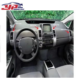 Grille <span class=keywords><strong>de</strong></span> ventilation centrale <span class=keywords><strong>de</strong></span> tableau <span class=keywords><strong>de</strong></span> bord YOUPEI, panneau <span class=keywords><strong>de</strong></span> sortie <span class=keywords><strong>gauche</strong></span> 1 pour Toyota Prius NHW20 2004-2009 55650-47040 - Product Image 3