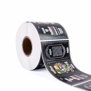 Tùy Chỉnh In Ấn Bia Có Thể 250Ml Chai Nhãn Bao Bì Sản Phẩm Nhãn Không Thấm Nước Tự Dính Cuộn Vinyl Bia Nhãn Chai - Product Image 2