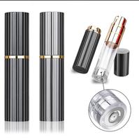 Vaporisateur à pompe en aluminium 5 ml en gros, atomiseur de voyage rechargeable, flacon de parfum personnalisé pour huiles essentielles
