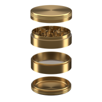 Coloré 63MM broyeur d'herbes broyeur populaire métal manuel fumer accessoires dans la fumée boutique soutien Logo de marque personnalisé