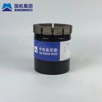 Broca de diamante impregnada CGE WUXI para perforación con cable, compatible con BQ NQ HQ PQ