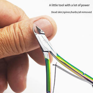 Profesional <span class=keywords><strong>de</strong></span> acero inoxidable 3CR13 mandíbula 5mm callos cutícula pinzas para <span class=keywords><strong>uñas</strong></span> cortadores exfoliantes alicates D501 - Product Image 4