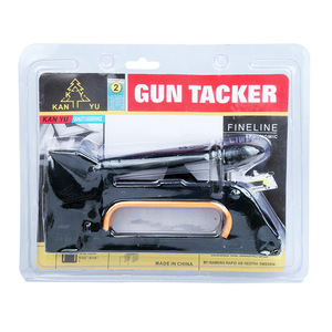 Pistolet à clous manuel de type porte, 10x6,5 mm, poignée en plastique, pour le travail du bois et la fixation décorative - Product Image 2