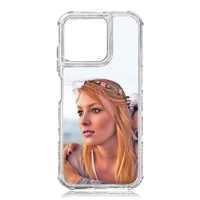 Novelcases 2D 3-en-1 Coque de téléphone personnalisée antichoc et anti-chute en TPU et PC transparente pour sublimation avec logo sur mesure