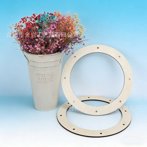 Wooden wreath frame, floral wreath ring, floral arrangement, home decoration, Christmas and <b>Easter</b> craft <b>ornaments</b> - Product Image 1