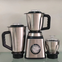 OEM 3-in-1 RVS accu-aangedreven blender, sapcentrifuge en mixer met verwarmingsfunctie voor fruit en groenten