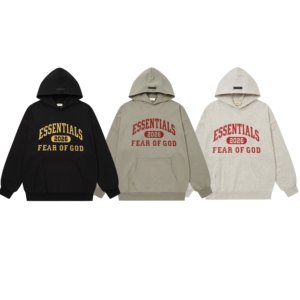 Nuevo Conjunto Deportivo Informal <span class=keywords><strong>para</strong></span> <span class=keywords><strong>Hombre</strong></span>, Sudadera de 2 Piezas, Sudadera con Capucha Extra Grande, ESS ESS Gris Jaspeado, 100% Algodón, Estampado Flocado, Felpa - Product Image 5