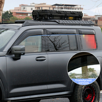 Protector de Lluvia para Parabrisas Great Wall Haval H9, Parasol Negro, Moldura Exterior