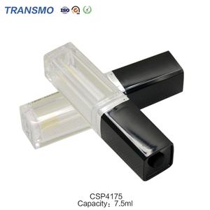 Empty Lip Gloss Bottle Packaging <b>Plastic</b> Lipgloss Tubes Custom logo Gold Package Lip Gloss <b>Plastic</b> Tube - Product Image 3