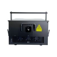 Lumière laser RGB W-RGB15W IP65 Ra95 pour scène, animation, parcs à thème, événements, festivals, activée par le son, contrôle DMX512 ILDA, en aluminium