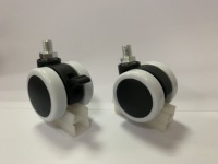 Roulettes pivotantes en PU PVC de 40 mm pour refroidisseur d'air