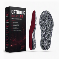 Semelles orthopédiques ergonomiques Aureright à double couche avec soutien de la voûte plantaire, picots de massage, tissu respirant, absorption des chocs pour hommes et femmes