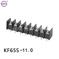 Connecteurs de barrière KEFA KF65S-11 600V 30A en cuivre nickelé, conducteur 18-10AWG, pas de 10 mm, 2-24 pôles, section transversale de 4,0 mm
