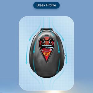 Mochila LED con Pantalla Digital Luminosa, Control Remoto Inalámbrico, Carcasa Rígida, Novedad - Product Image 3