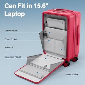 <span class=keywords><strong>Valise</strong></span> extensible OEM 20 pouces avec roulettes pivotantes, coque rigide, ouverture frontale pour hommes et femmes, voyage <span class=keywords><strong>d</strong></span>'affaires - Product Image 6