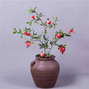 Personalizzazione del nuovo design artificiale <span class=keywords><strong>albero</strong></span> da frutto rosso melograno decorazione per la casa di nozze - Product Image 2