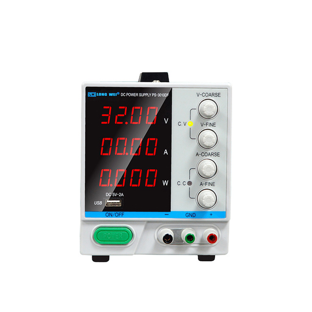 LONGWEI PS3010DF 300W Lab-Grade Switching Power Supply 30V 10A Variable Voltage for Repair
