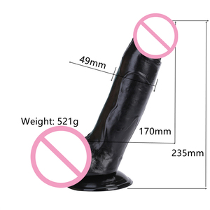 9 Zoll PVC künstlicher Dildo mit starkem Saugnapf weibliche Mastur batoren Günstiger Preis Weicher Dildo Sexspielzeug für Erwachsene für Frauen <span class=keywords><strong>Sex</strong></span> Shop - Product Image 2