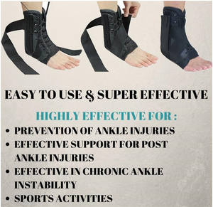 संपीड़न विरोधी स्पिन बास्केटबॉल दबाव पट्टी और फीता टखने समर्थन स्टेबलाइजर - Product Image 3