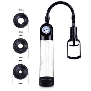 ペニス拡大ポンプ男性性のおもちゃクリア真空ペニスポンプ圧力ゲージ付き - Product Image 6