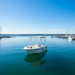 Auvent de bateau à 3 arceaux 6'Lx61-66"W X 46'H Modèle D0100X32FLJ Housse de bateau - Product Image 2