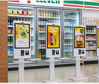 Oem Odm 32 pouces Pos Solution Kiosque de paiement en libre-service Kiosque d'accepteur de billets Paiement automatique Commande automatique pour restaurant cinéma