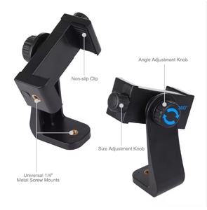 <span class=keywords><strong>Support</strong></span> flexible d'adaptateur de pince de rotation de téléphone portable 360 <span class=keywords><strong>support</strong></span> de <span class=keywords><strong>Smartphone</strong></span> <span class=keywords><strong>pour</strong></span> anneau lumineux prix inférieur <span class=keywords><strong>support</strong></span> de trépied de téléphone portable - Product Image 3