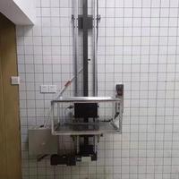 Mutfak için Modern yeni gıda asansörü Dumbwaiter 75kg/100kg kapasiteli paslanmaz çelik inşaat çekiş asansör tel halat perakende