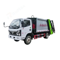 Camion à ordures d'occasion Dongfeng de qualité garantie, fiable, petit modèle, pour l'assainissement commercial, avec faible entretien