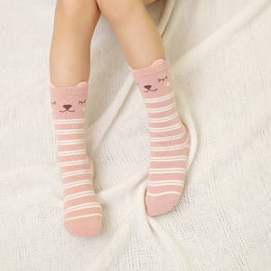 2022 dernier 3D drôle Animal Grimace créatif enfant mignon Adorable tricoté doux fille bébé chaussettes cerf ours <span class=keywords><strong>renard</strong></span> hibou équipage chaussettes - Product Image 3