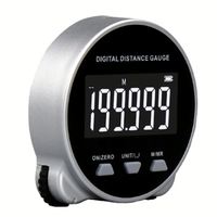 Multi Functional Digital Roller Electronic Ruler for Measuring Straight and Curved Surfaces Using a Measuring Tape