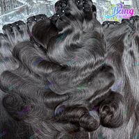 Venta al por mayor de mechones de cabello humano brasileño sin procesar, mechones de cabello con cutícula alineada Virgen sin procesar, extensiones de cabello humano baratas de doble estirado