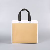 Sac fourre-tout personnalisable en tissu non tissé aiguilleté, pour promotion, emballage cadeau, vêtements, shopping, imprimé à l'écran