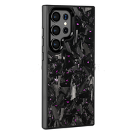 Coque élastique en métal pour Samsung Galaxy S25 S24 S23 Ultra S25 Protecteur d'objectif PC givré Couverture arrière