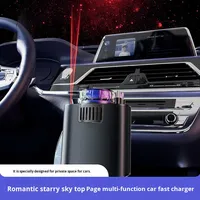 Machine d'aromathérapie intelligente pour automobile, chargeur de voiture 120W à charge ultra-rapide avec câble rétractable, vente chaude