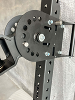 Accessoires d'équipement de musculation : Bras de chariot réglables, Bras de poussée universels, Bras de serrage pour Power Rack, Smith Machine et Multi-station