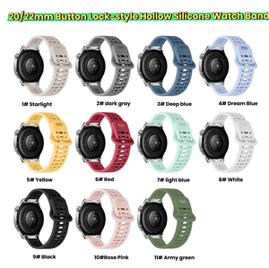 สายนาฬิกาซิลิโคนดีไซน์ยอดนิยม ขนาด 20 มม. 22 มม. สำหรับ Huawei Watch GT5/4 สำหรับ Samsung Galaxy Watch 7 6 54 สำหรับ <span class=keywords><strong>Xiaomi</strong></span> <span class=keywords><strong>5</strong></span>/4 - Product Image 3