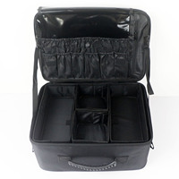 Valise professionnelle pour maquilleur, boîte à cosmétiques portable, sac de maquillage en gros, sac de voyage, valise trolley pour technicien(ne) des cils et des ongles