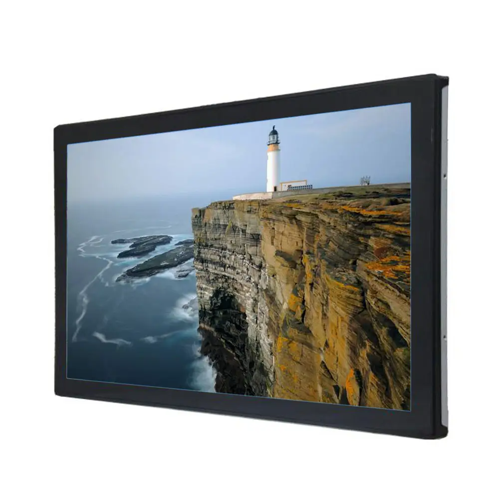 frameless 1000 2000nits high bright high brightness touch screen window advertising screen lcd monitor 18.5 19 21.5 27 inch
