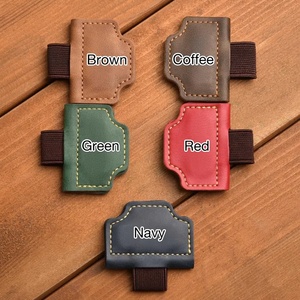 ที่คั่นหนังเทียมแบบเลเซอร์ได้ ที่คั่นหนัง PU แบบแม่เหล็กพร้อมที่ใส่ปากกา - Product Image 4