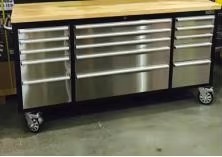 Heavy Duty 72 Inch 15 Drawers Stainless Steel <strong>Tool</strong> Box Rolling Storage <strong>Tool</strong> Garage Cabinet Drawer <strong>Tool</strong> <strong>Bench</strong> - Product Image 5