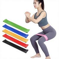 Juego de Bandas Elásticas Resistentes de TPE para Hombres y Mujeres - Ejercicio en Casa, Fisioterapia, Glúteos y Piernas, Bolsa de Transporte Ecológica
