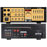 Amplificateur 2 canaux haute puissance, vente chaude transfrontalière, 12V/220V, lecteur de carte USB, tuner FM, décodage sans perte, fabriqué en Chine