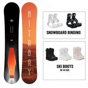 Almacén de RU, UE y EE. UU. En stock Tabla de esquí Snowboard Tallado Snowboards y esquís Deportes al aire libre de invierno para adultos y niños - Product Image 5