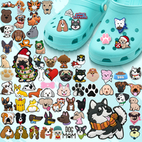 Aksesoris Gantungan Sepatu Grosir Populer Acak, Desain Natal Lucu dari Karet PVC, Desain Kartun, Gantungan Sepatu Custom, Gantungan Sepatu Grosir