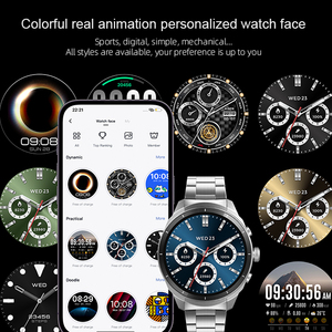 الصين ، شاشة AMOLED ، شاشة IP68 مقاومة للماء ، ضغط الدم ، مراقبة معدل ضربات القلب ، ساعة ثلاثية الأبعاد ، ساعة ذكية للوجه ، ساعة واحدة - Product Image 4
