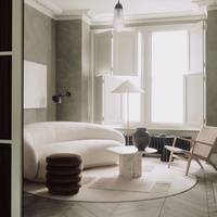 Services de rendu 3D pour la décoration intérieure et le design de salon de style français moderne