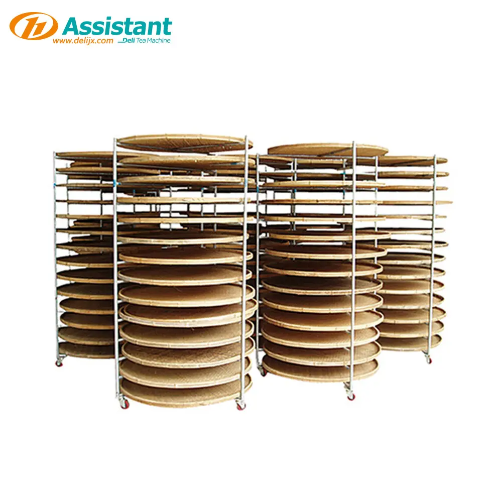 Bamboo White/Green/Black Tea Wither Rack Tea Withering Process Rack With 20pcs Bamboo Pallets Tea Natural Wither Rack DL-TQJ-20